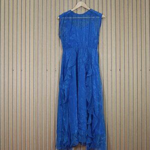 Adelyn Rae Rosalie Cascading Ruffled Midi Dress